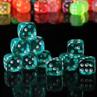 Colourful dice 10 pcs