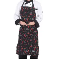 Kitchen apron with printing - Chili peppers