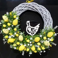 Couronne décorative de Pâques Bunny