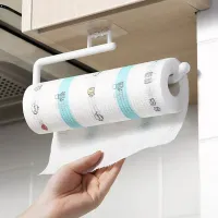 Kitchen towel holder, toilet paper holder, kitchen paper towel holder, bathroom cabinet door holder, hook, organizer