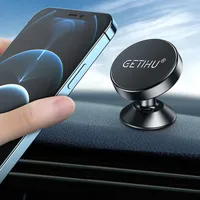 Magnetic car phone holder