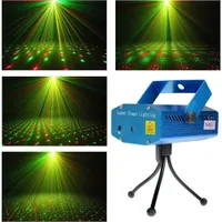 Disco lézer - mini lézer projektor fény (zöld + piros)