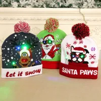 Cheerful LED light up Christmas hat