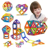 Set de construcție magnetic pentru copii