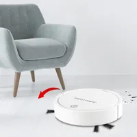 Smart robotic vacuum cleaner 3v1 with humidifier, UV light and USB charging