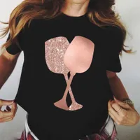 T-shirt da donna a tema vino