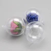 Christmas ball transparent 10 pcs