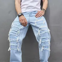 Men's jeans straight cut: Streetstyle with raw hem - Casual elegance for every man