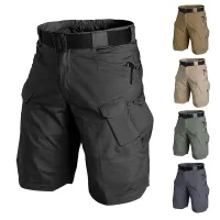 Pantalones cortos cargo impermeables para hombre