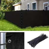 1p Plated shielding net on a fence with privacy protection