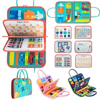 Panneau Montessori pour tout-petits - Jouets excitants et éducatifs pour les voyages