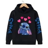 Sweat à capuche pour enfant avec imprimé Stitch mignon