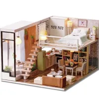 Luxury wooden dollhouse