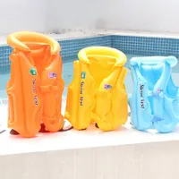 Inflatable practical modern rescue water vest for children - more colors