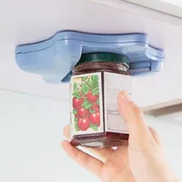 Wall-mounted jar opener