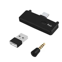 Wireless bluetooth 5.0 transmitter with microphone