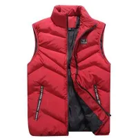 Men's quilted vest in several colours