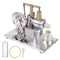 Stirling engine education model - kit for DIY, toy for STEM teaching, home decoration and cars