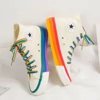 Women's stylish Rainbow ankle sneakers