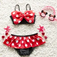 Costum de baie două piese Minnie pentru copii