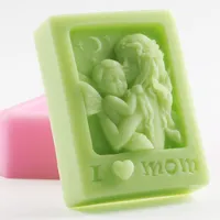 Formă de silicon pentru săpun - Mamă și copil