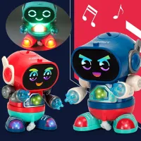 Dancing glowing robot for children