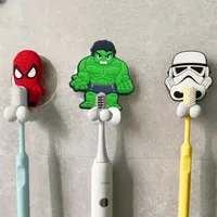 Trendy kids toothbrush holder on suction cup - Superheroes