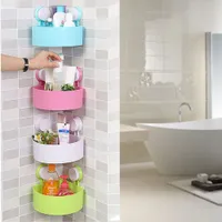 Practical corner shelves for the bathroom or kitchen