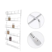 Metal floor shelves