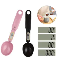 Practical electronic weighing spoon in different colors