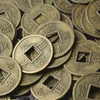 Monezi chinezești norocoase 30 bucăți