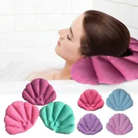 Coussin de bain en forme de coquillage