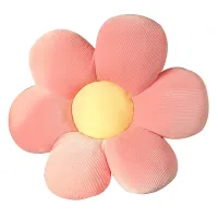 Stylish flower-shaped pillow - pleasant material, several color combinations