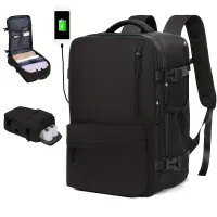 Rucsac de călătorie unisex cu compartiment pentru pantofi, buzunar pentru laptop de 15.6", Rucsac rezistent la apă pentru timp liber