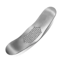 Stainless steel garlic press