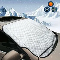 Intelligent protection against sun and frost on front + rear glass car