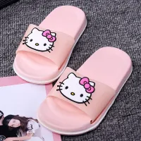 Girls summer slippers with Hello Kitty