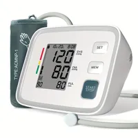 Automatický domáci tlakomer s digitálnym displejom a nastaviteľnou manžetou (batéria nie je súčasťou balenia)