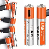 USB rechargeable AAA battery and USB charging cable with FREE postage