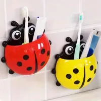 Cute Beetle - Toothbrush holder and wall paste with suction cup