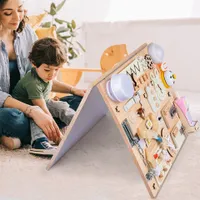 Montessori cestovná drevená hračka