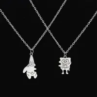 Friendship Necklace - Spongebob and Patrik