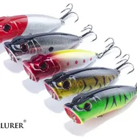 Fishing bait - 5 different colored pieces of Wobler