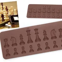Formă pentru fabricarea cuburilor de gheață Figurine Șah