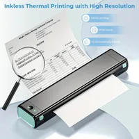 Wireless portable thermal printer A4 for schools and offices, compatible with Android, iOS and laptops