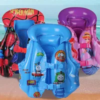 Children's life jacket with animated characters motif