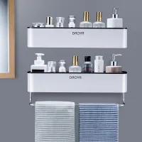 White shelves for the bathroom