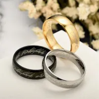 Unisex prsten s nápisem z Pána prstenů