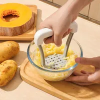 Manual potato crusher and fruit for easy squeezing