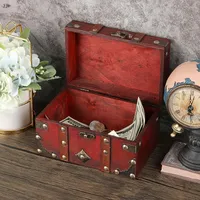 Treasure chest - Vintage wooden jewelry box